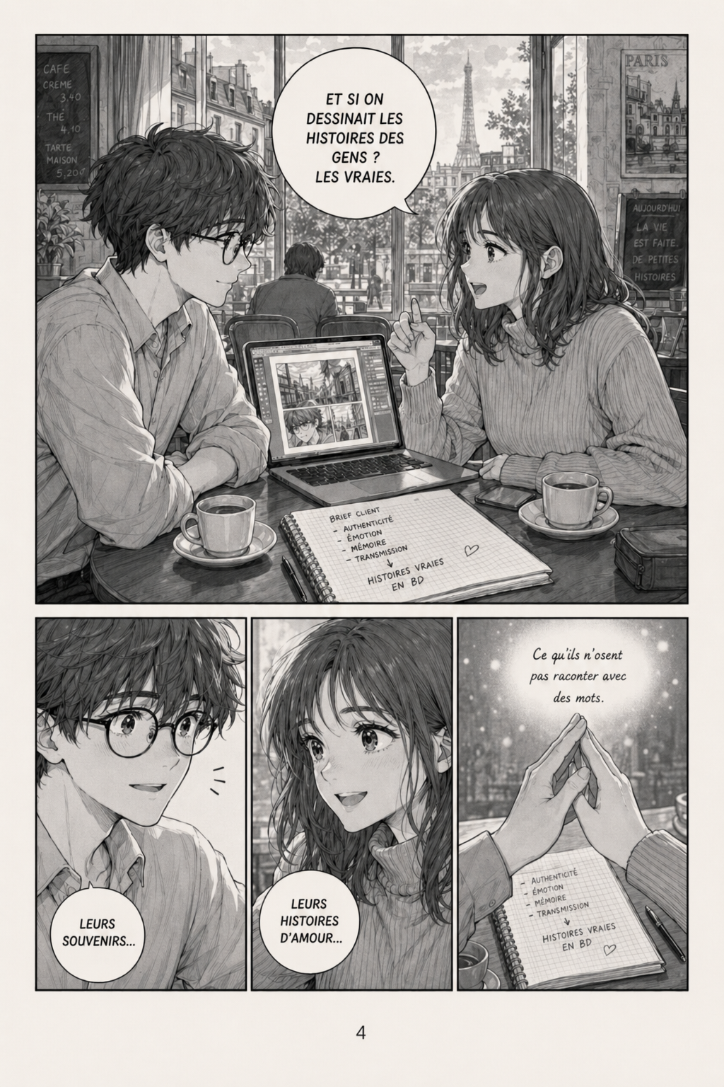 Notre histoire — page 4