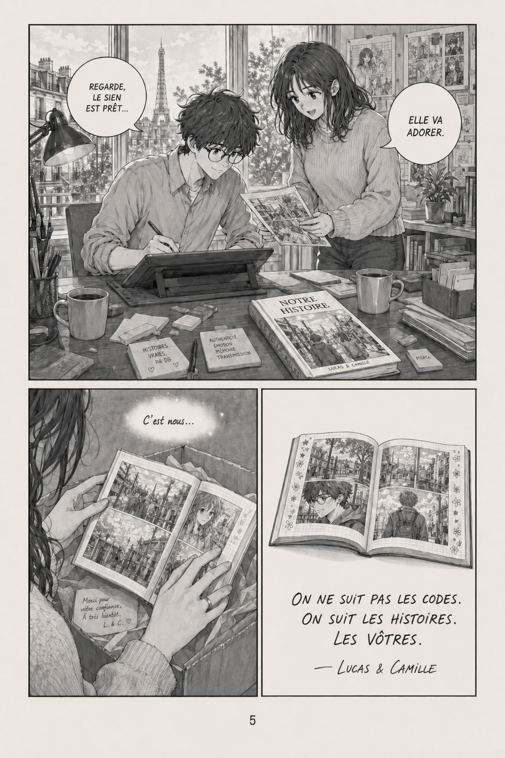 Notre histoire — page 5